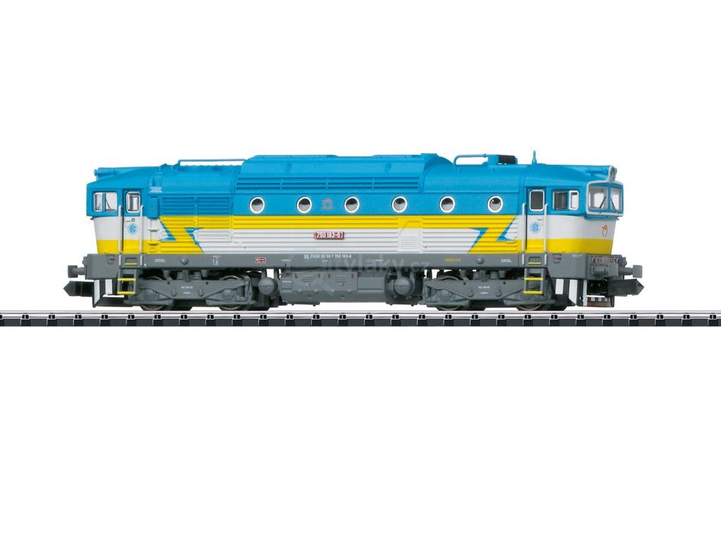 Dieselová lokomotiva Brejlovec 750 ZSSK TRIX 16733 DIGITAL včetně zvuk